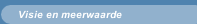 Visie en meerwaarde